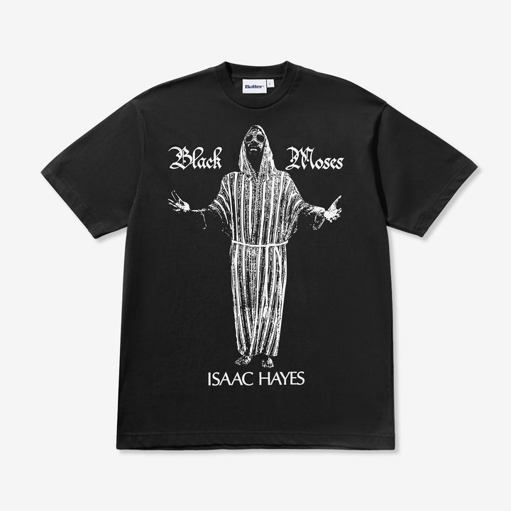 Black Moses T-Shirt Washed Black Front