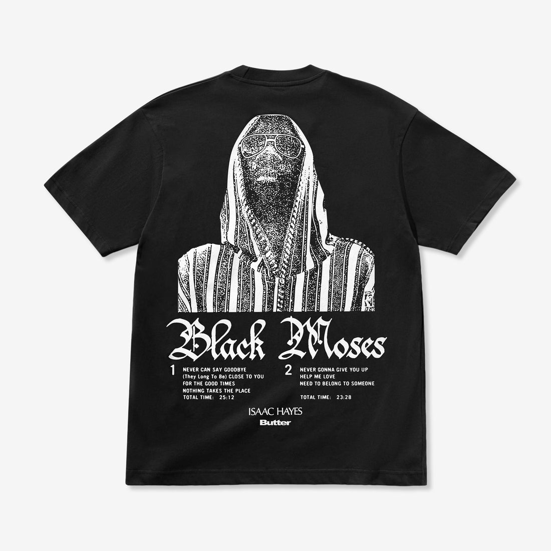 Black Moses T-Shirt Washed Black Tees