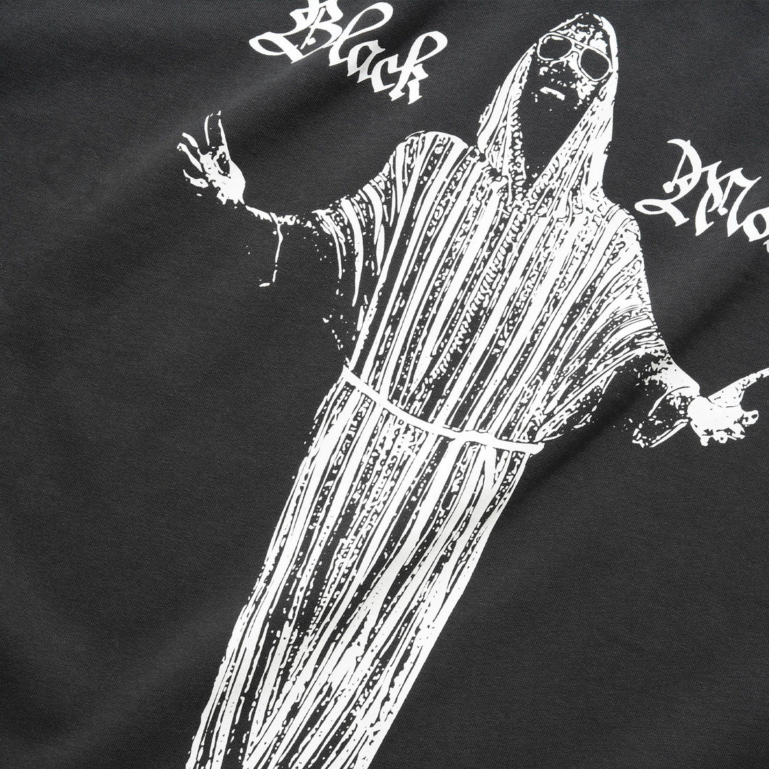 Black Moses T-Shirt Washed Black Tees