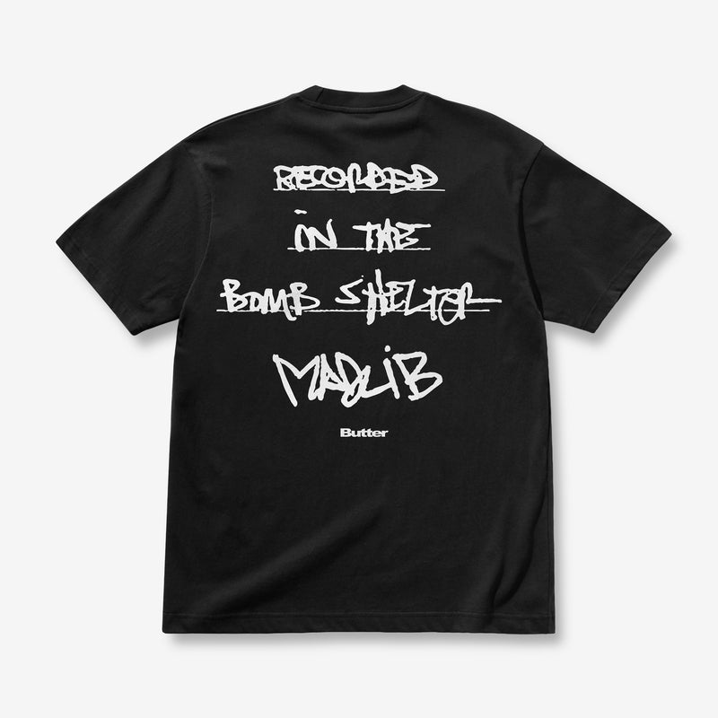 Madlib Bomb Shelter T-Shirt Black Tees