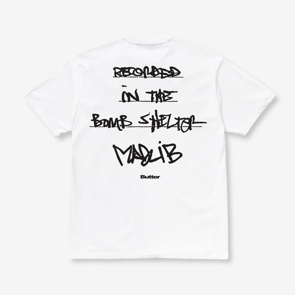 Madlib Bomb Shelter T-Shirt White Tees