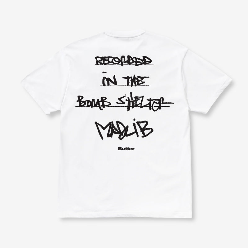 Madlib Bomb Shelter T-Shirt White Tees