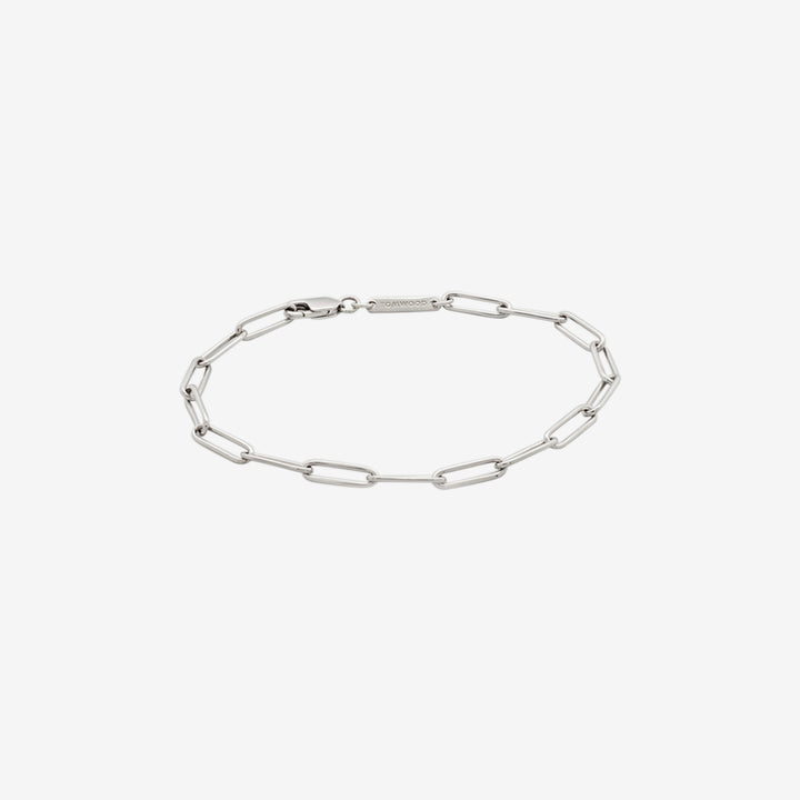 Box Bracelet Silver Front