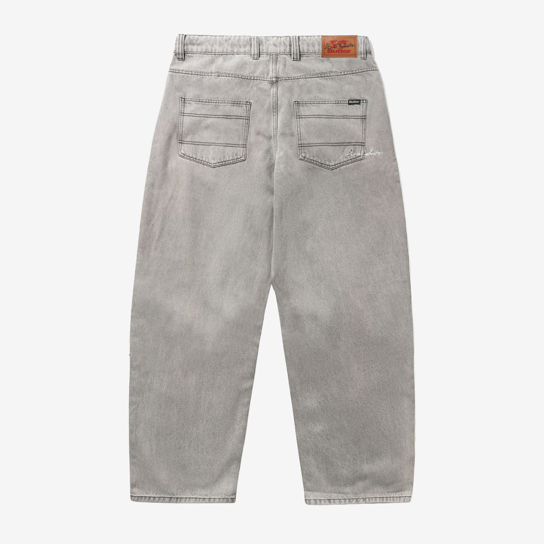 Daniel Johnston Boxing Denim Jeans Washed Grey Pants