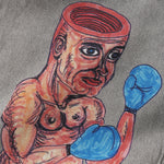 Daniel Johnston Boxing Denim Jeans Washed Grey