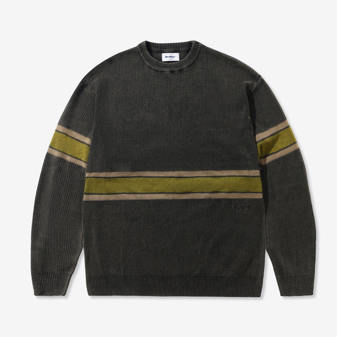Break Knit Sweater Washed Black Jumpers