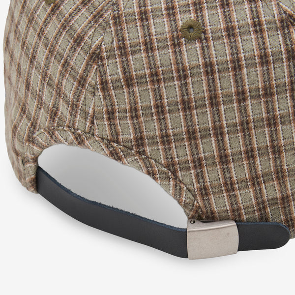 Basic 6-Panel Cap Plaid Headwear