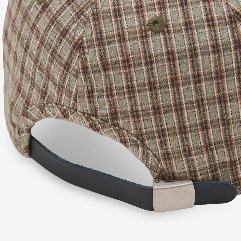 Basic 6-Panel Cap Plaid Headwear