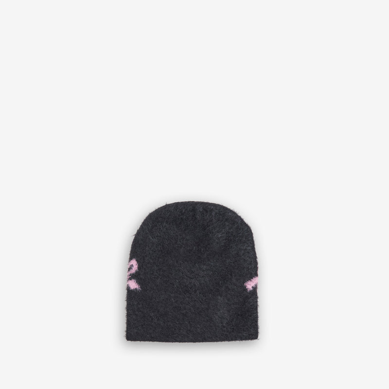 Chedda Beanie Black | Glassy Pink Headwear