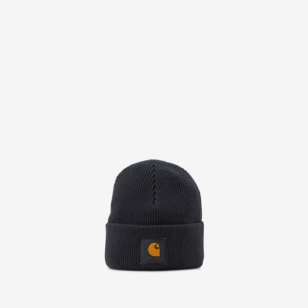 Nelson Beanie Black Garment Dyed