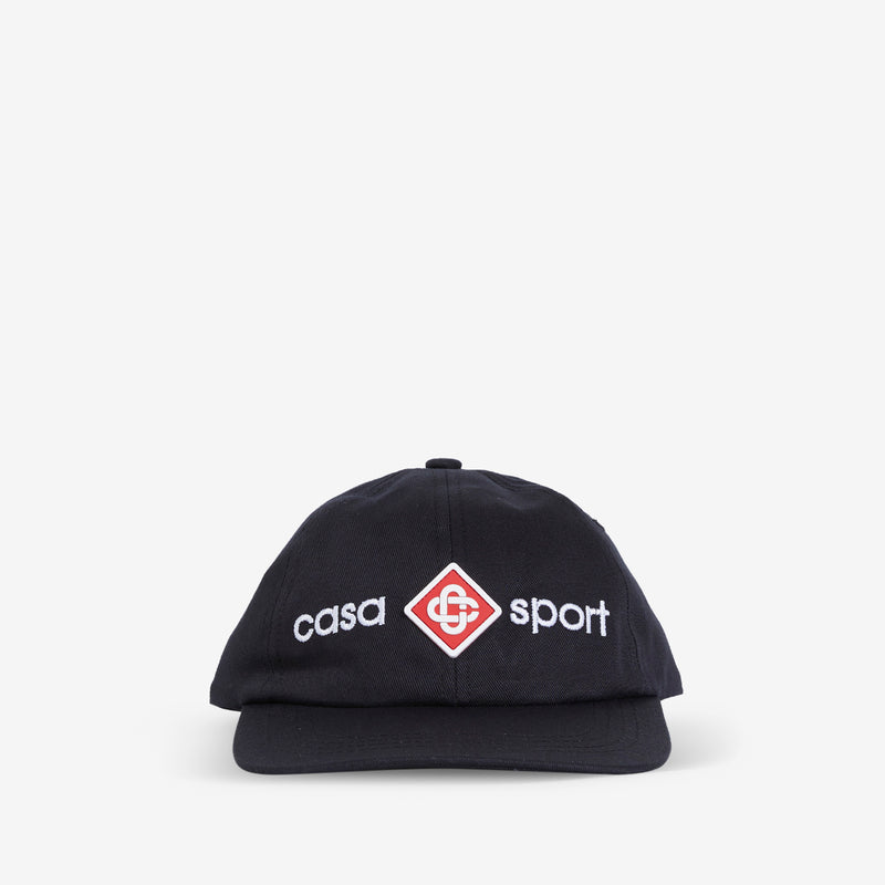 Casa Sport Logo Embroidered Cap Black