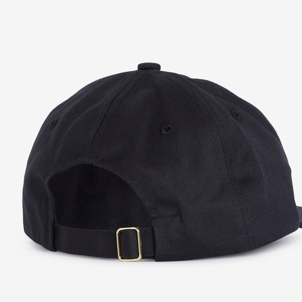 Rainbow Monogram Patch Cap Black