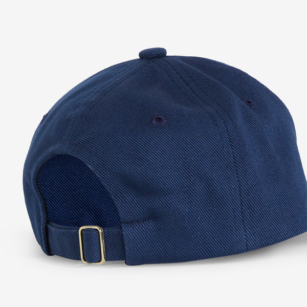 SS23 Stacked Logo Embroidered Cap Navy