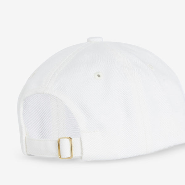 Tennis Club Icon Embroidered Cap Off White