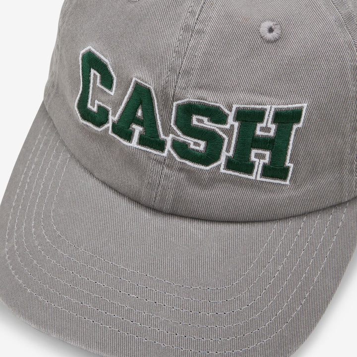 Campus 6 Panel Cap Washed Grey