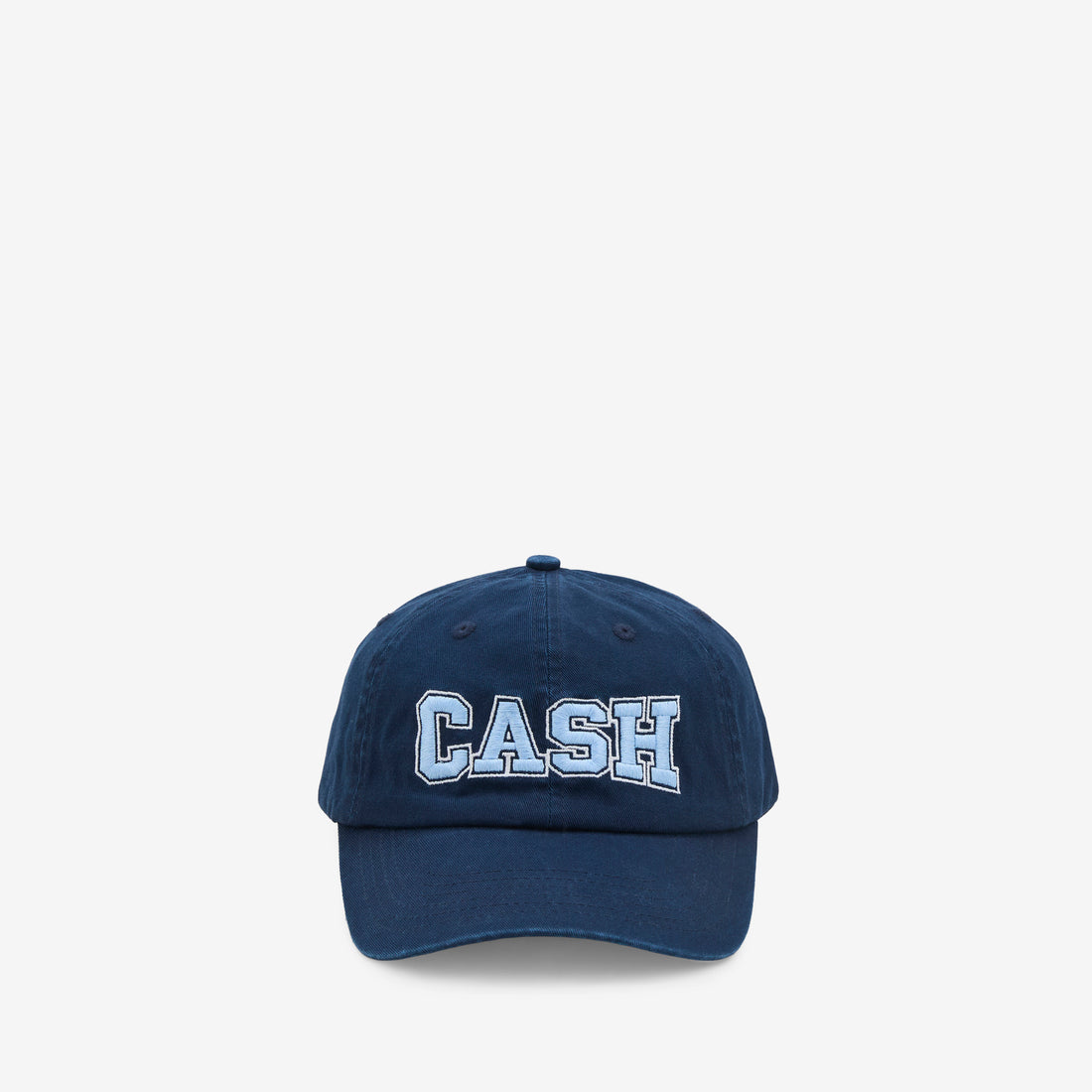 Campus 6 Panel Cap Washed Navy Headwear