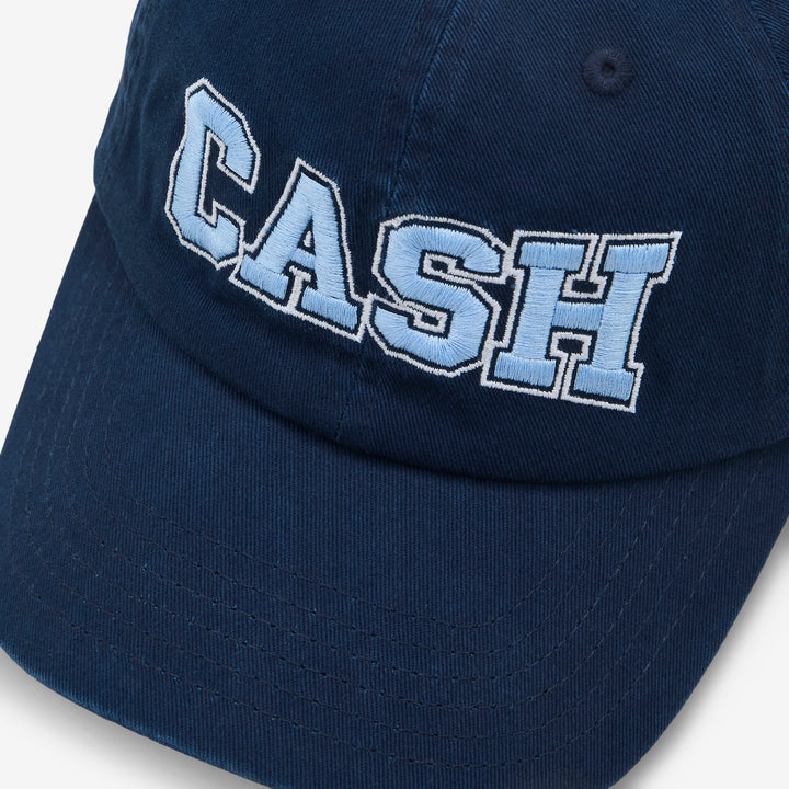Campus 6 Panel Cap Washed Navy
