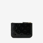 SA8100NE Polka Dots Embossed Wallet Black