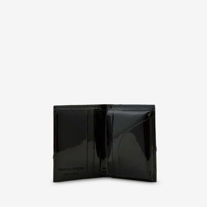SA0641RH Reversed Hem Wallet Black