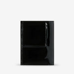 SA0641RH Reversed Hem Wallet Black
