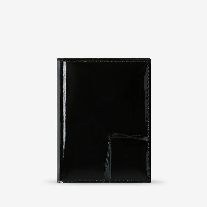 SA0641RH Reversed Hem Wallet Black Front