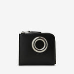 SA3100SE Silver Eyelet Wallet Black