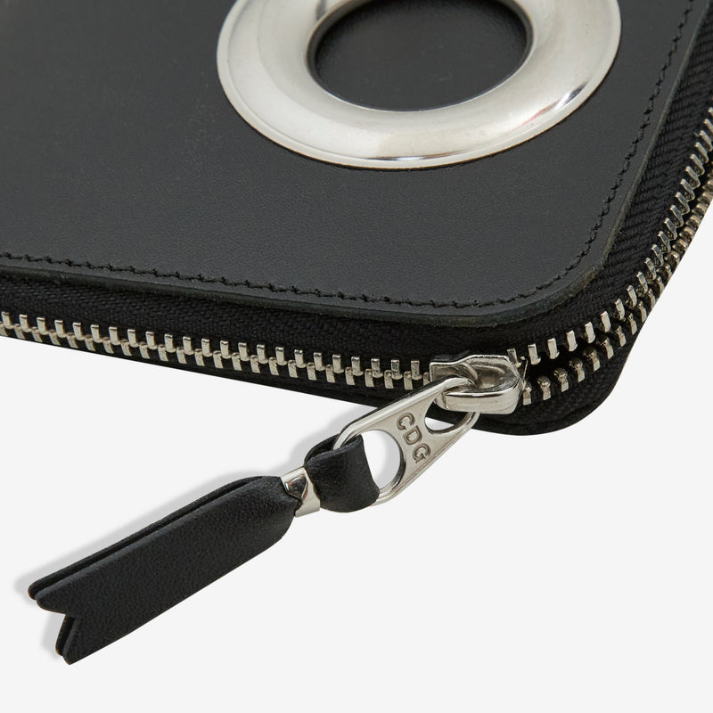 SA3100SE Silver Eyelet Wallet Black Accessories