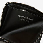 SA3100SE Silver Eyelet Wallet Black