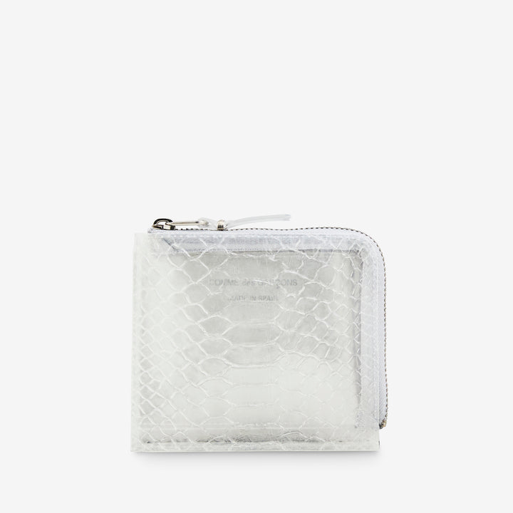 SA3100ST Snake Transparent Wallet Transparent Front