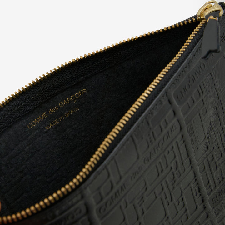 SA5100EL Embossed Logotype Wallet Black