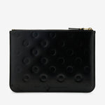 SA5100NE Polka Dots Embossed Wallet Black