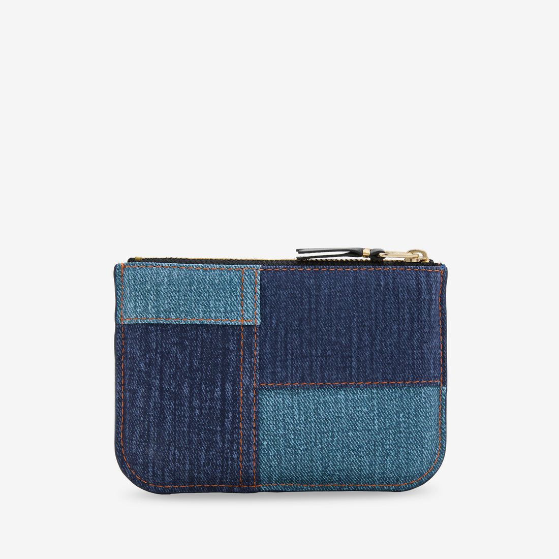 SA8100DP Denim Patchwork Wallet Blue Denim Accessories