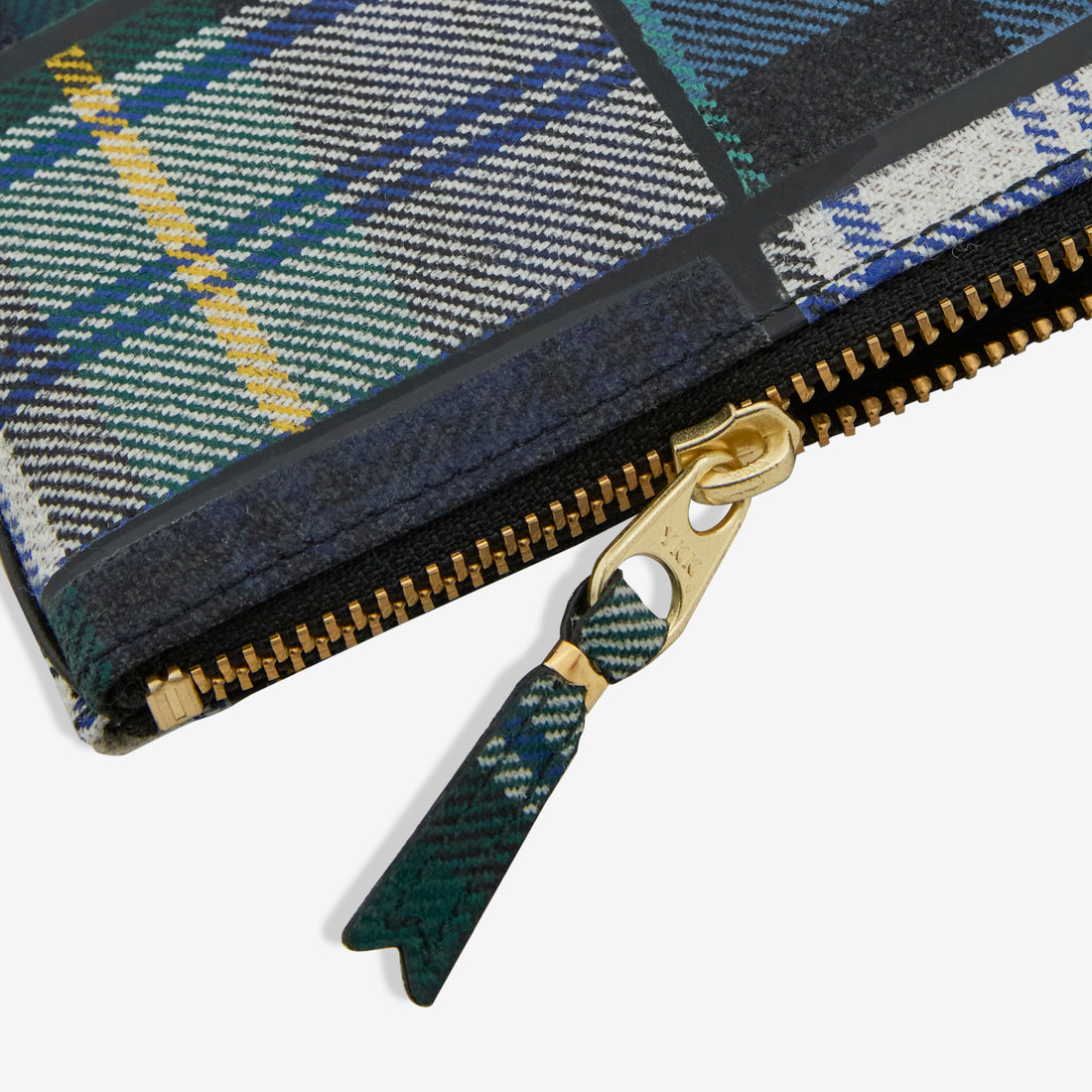 SA8100TP Tartan Patchwork Wallet Green Accessories