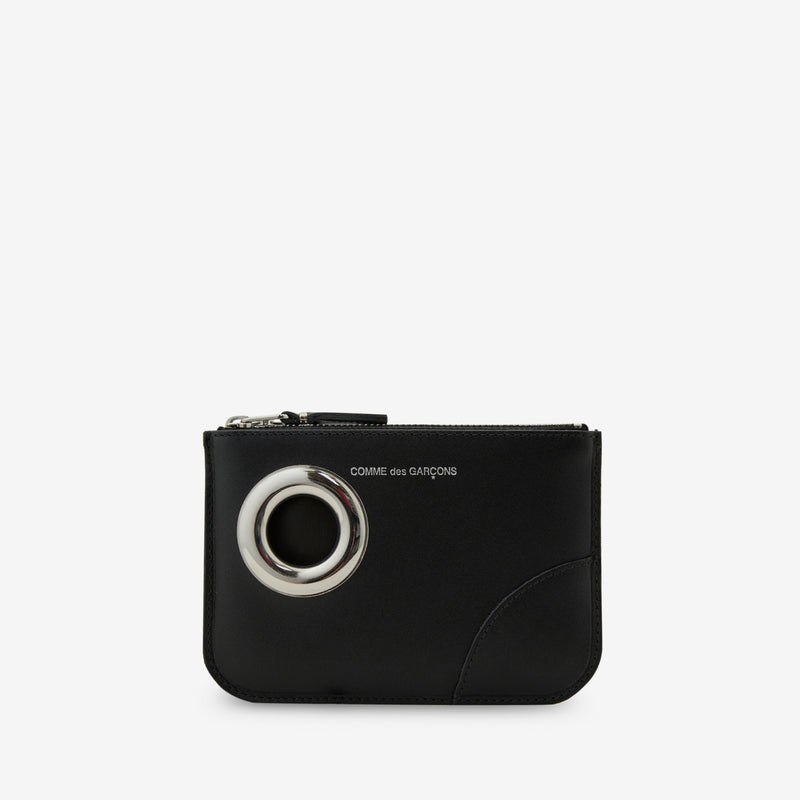 SA8100SE Silver Eyelet Wallet Black Accessories
