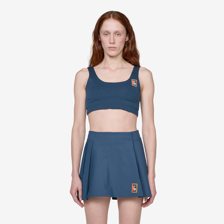 YOON x Sports Bra Armory Navy | White Front