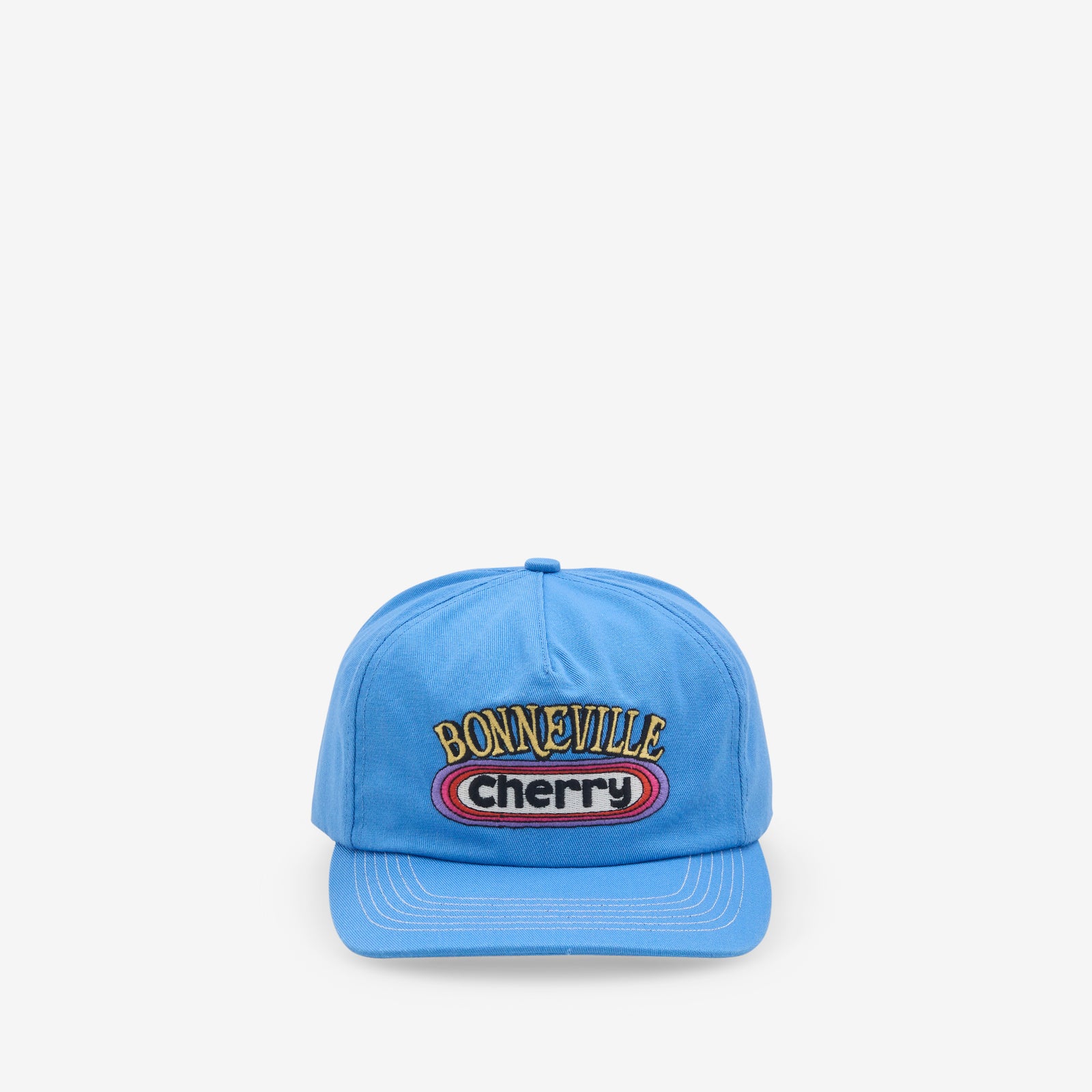 Bonneville Contrast 5 Panel Hat Azure Blue – Above The Clouds