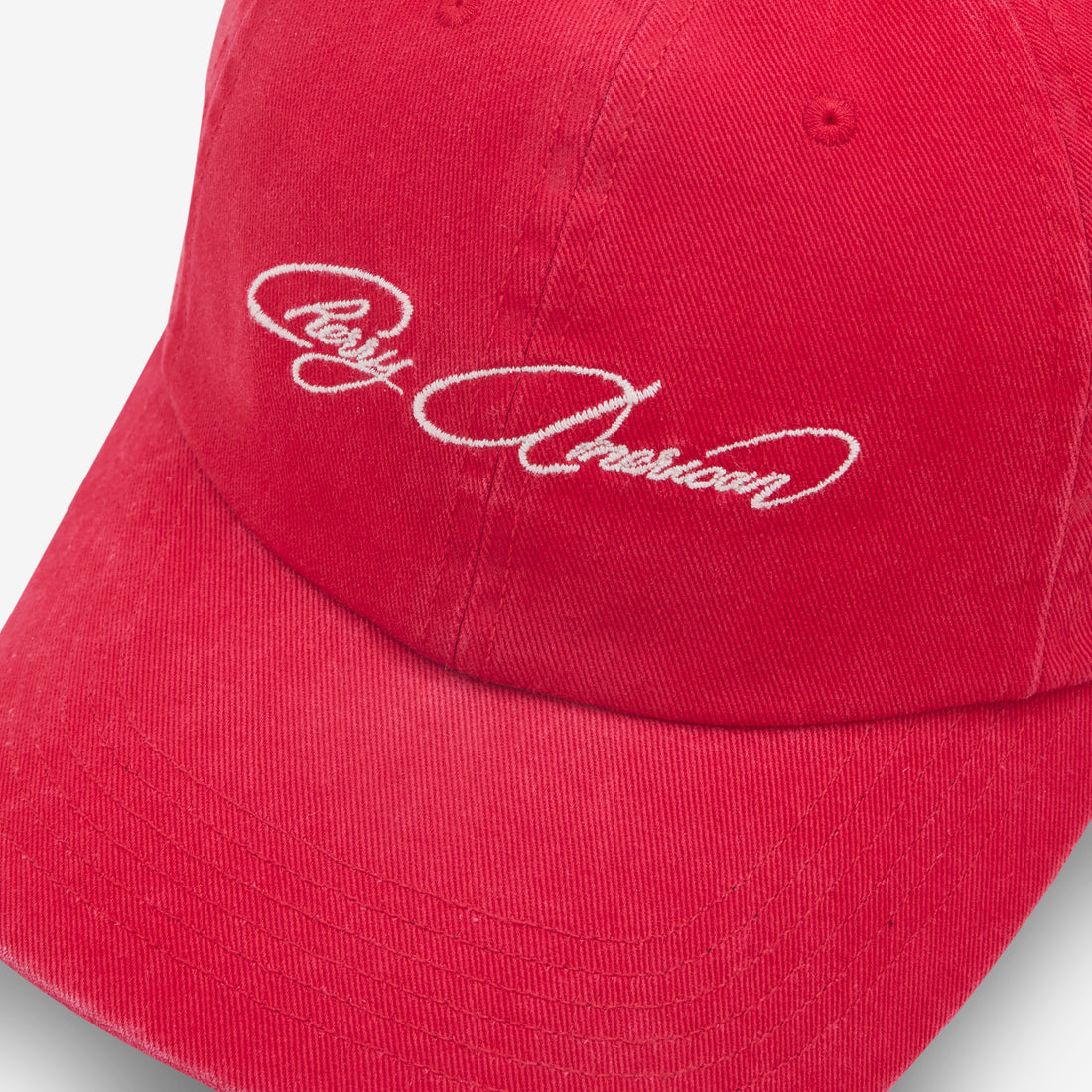 Cherry American Unstructured Hat Cherry Red Headwear