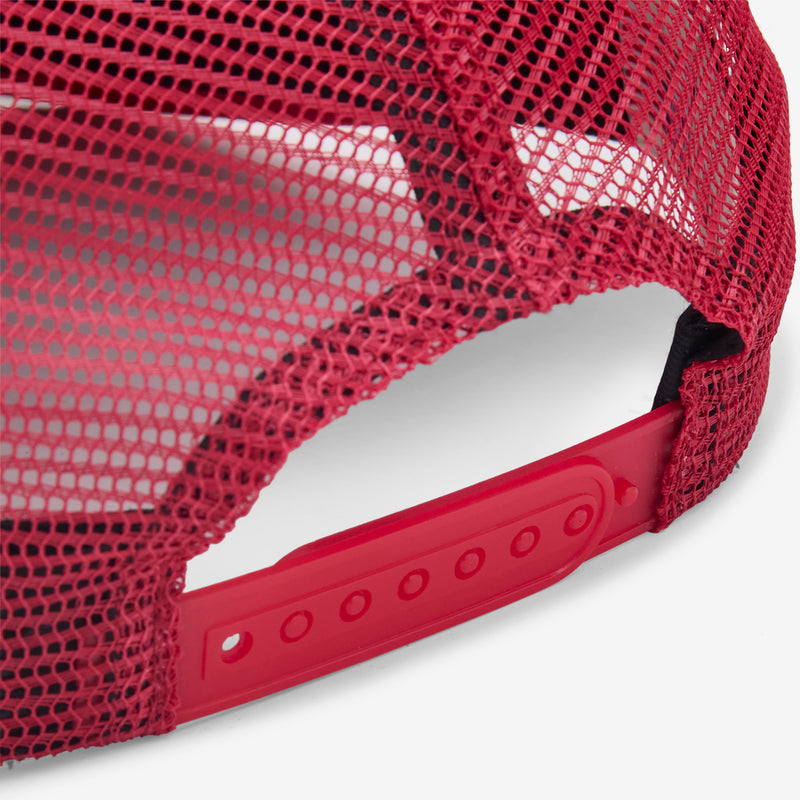 Cherry West Mesh Trucker Cherry Red Headwear
