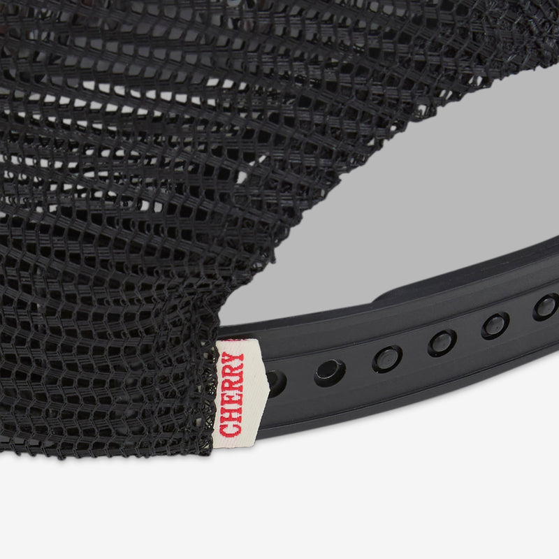 Five Star Studded Trucker Black Headwear