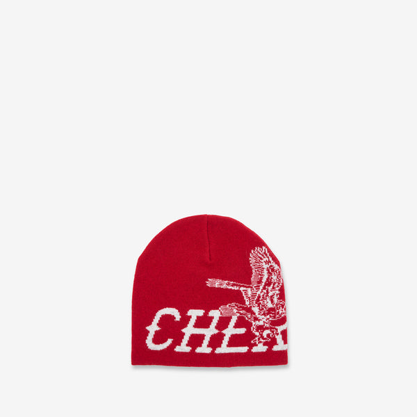 Flying Cherry Skull Cap Cherry Red Headwear