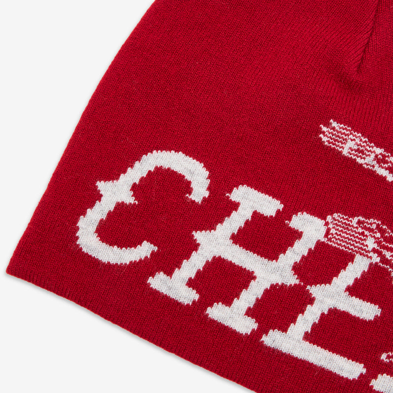 Flying Cherry Skull Cap Cherry Red Headwear