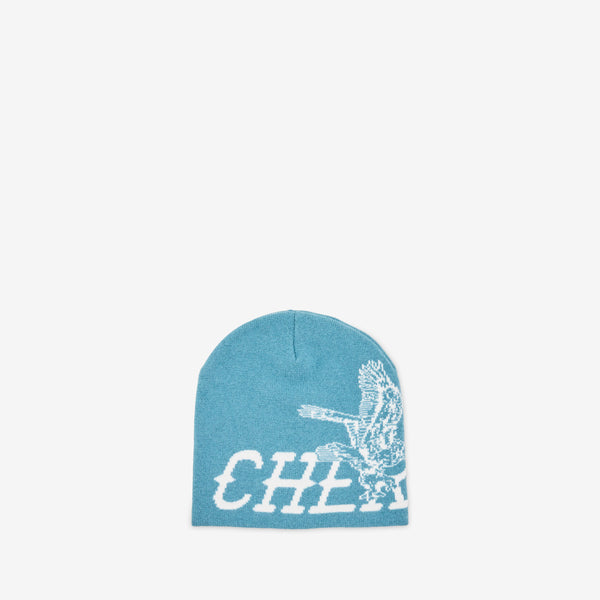 Flying Cherry Skull Cap Light Emerald Headwear