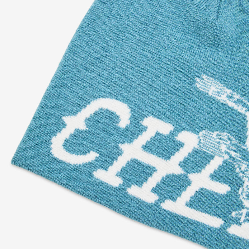 Flying Cherry Skull Cap Light Emerald Headwear