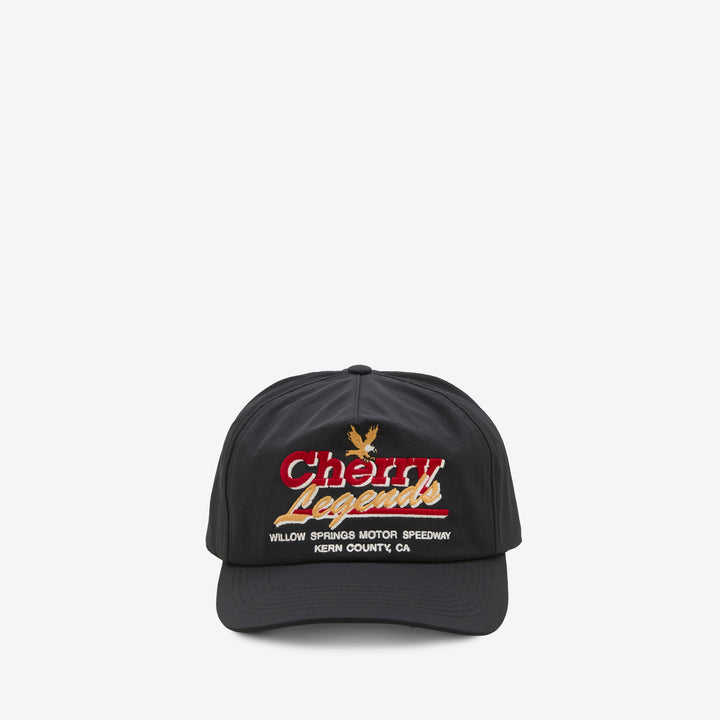 Legends 5 Panel Hat Black Front