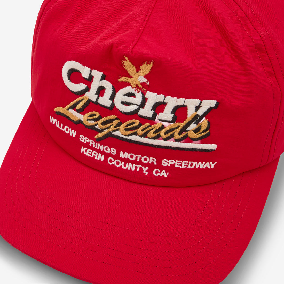 Legends 5 Panel Hat Red Headwear