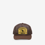 Mesh 5 Panel Trucker Brown