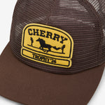 Mesh 5 Panel Trucker Brown