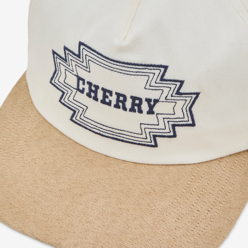 Navajo 5 Panel Hat White Headwear