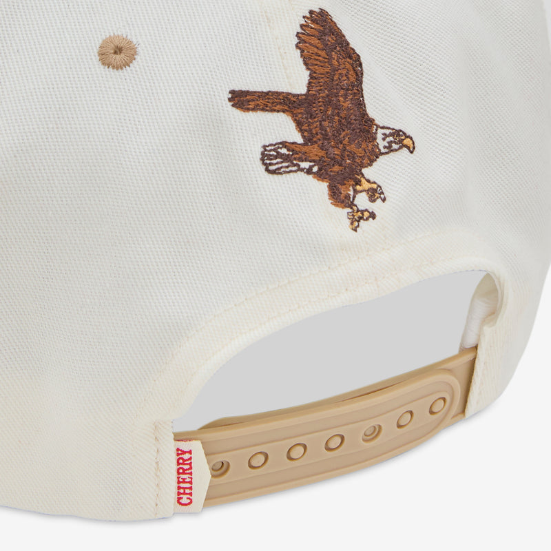 Navajo 5 Panel Hat White Headwear