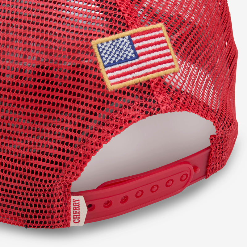 Offshore Trucker Hat Red Headwear